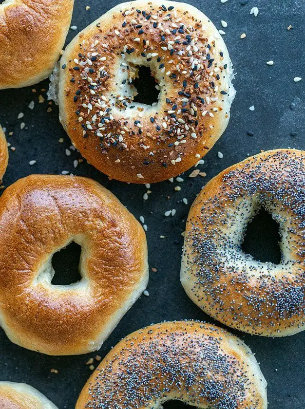 Overnight Sourdough Bagels