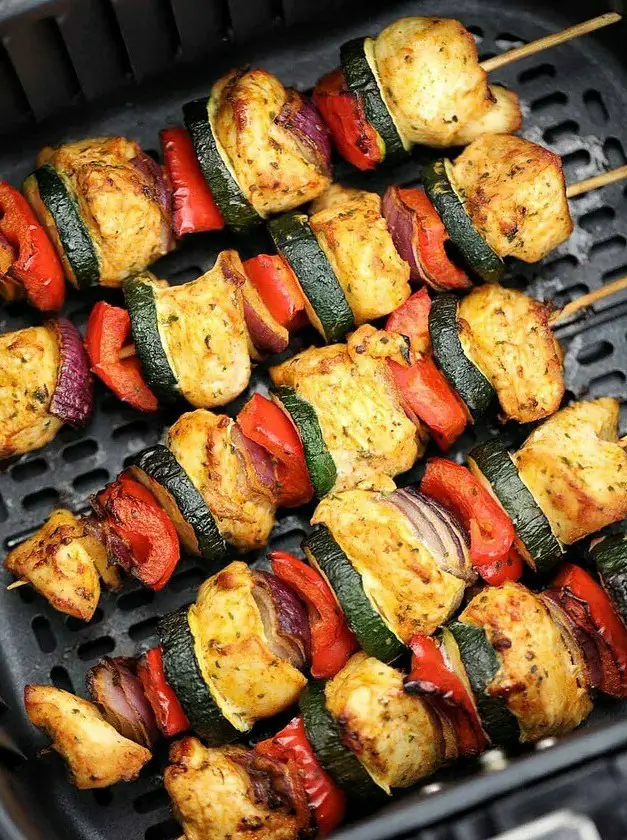 Air Fryer Chicken Kabobs