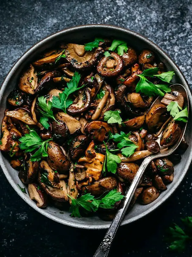 Pan Seared Wild Mushrooms