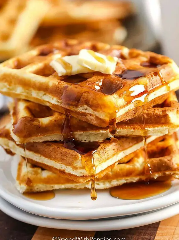 Fluffy Homemade Waffles