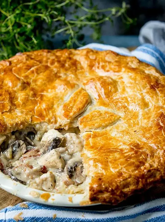 Chicken and Mushroom Pie