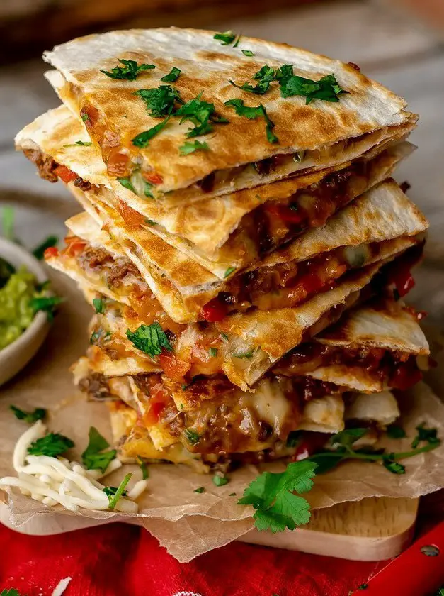 Ground Elk Quesadillas