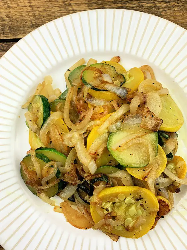 Sauteed Zucchini and Squash with Onions