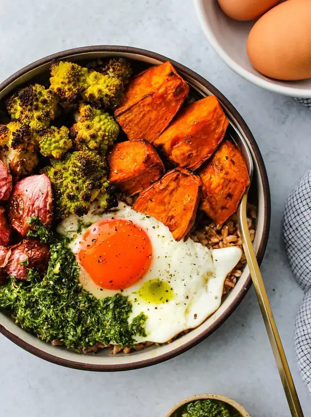 High-Protein Chimichurri Grain Bowl