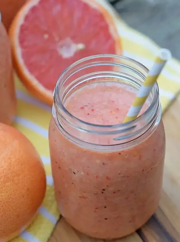 Grapefruit, Berry, and Tropical Fruit Smoothie