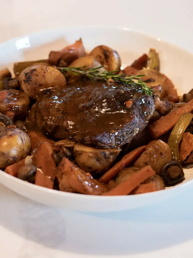 One Pot Balsamic and Garlic Pot Roast