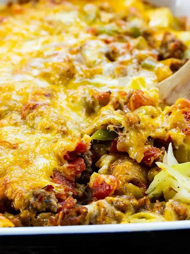 Sausage Cabbage Casserole