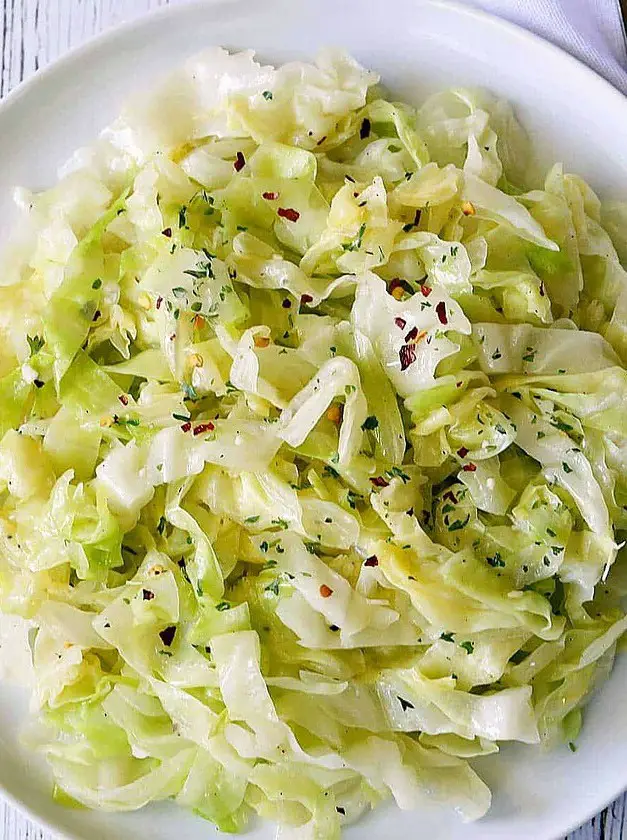 Buttery Steamed Cabbage