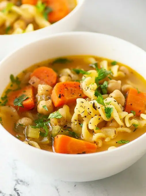 Vegan Chicken Noodle Soup