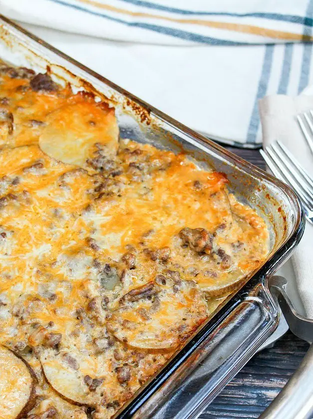 Scalloped Hamburger Casserole