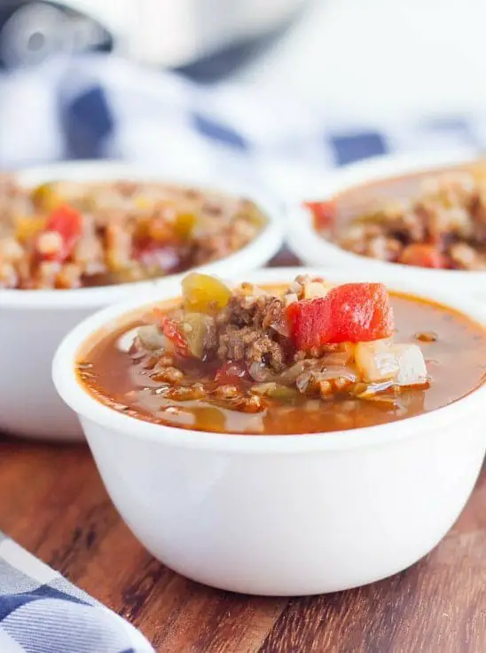 Keto Stuffed Pepper Soup