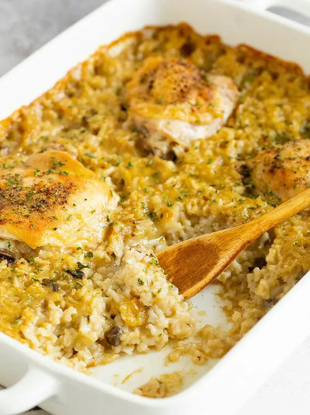 Easy Chicken and Rice Casserole