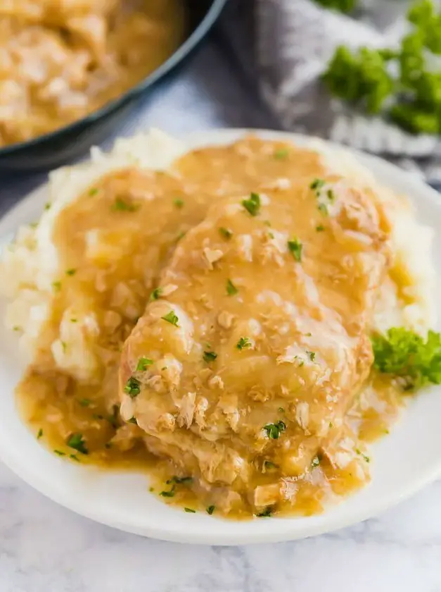 Fall Apart Slow Cooker Pork Chops