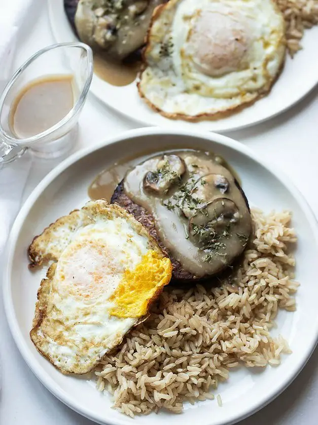 Vegetarian Loco Moco