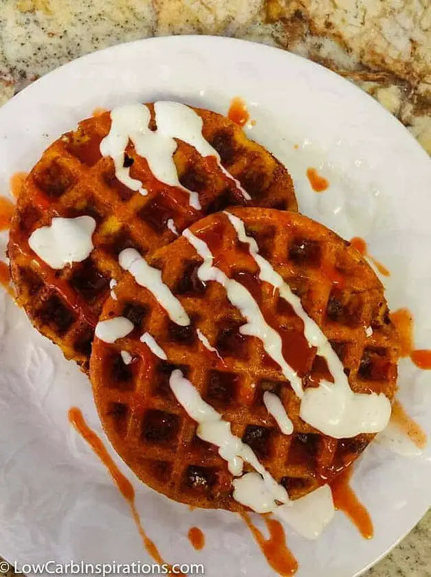 Buffalo Chicken Chaffle