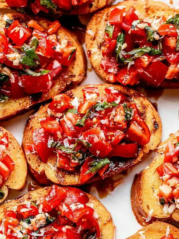 Garlic Bread Bruschetta