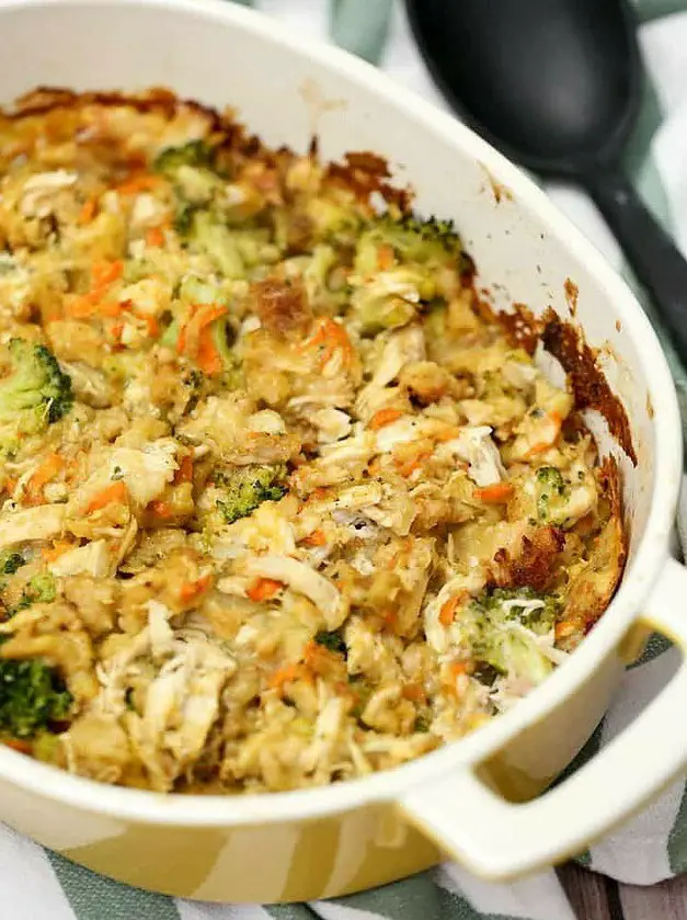 Chicken Stuffing Bake