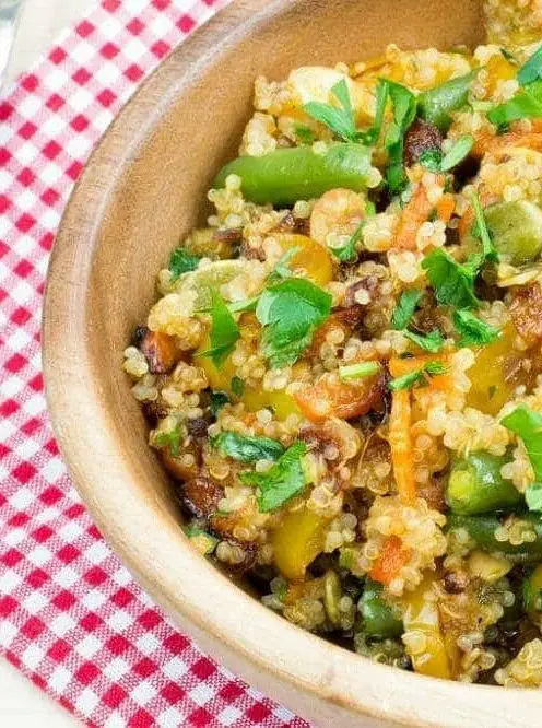 Crockpot Quinoa and Vegetables