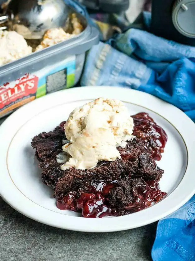 Cherry Chocolate Dump Cake