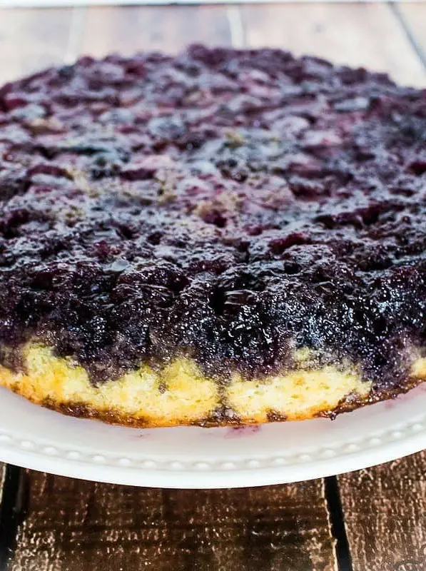 Blueberry Upside Down Cake