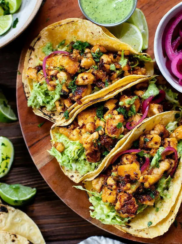 Chipotle Agave Tofu Tacos