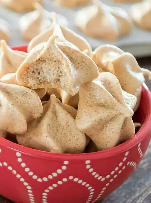 Cinnamon Maple Meringues