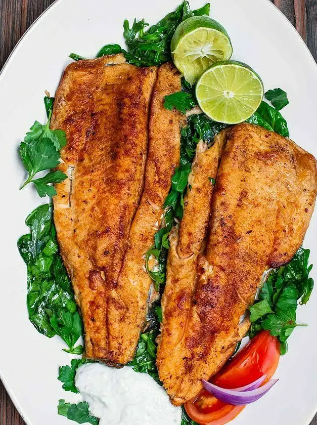 Mediterranean Pan Seared Trout