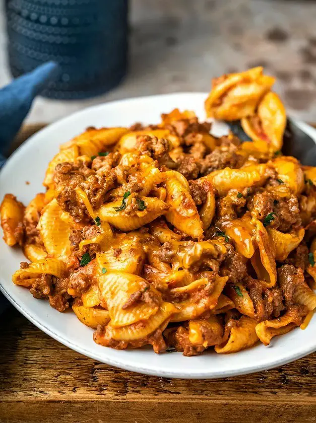 Instant Pot Beef and Shells