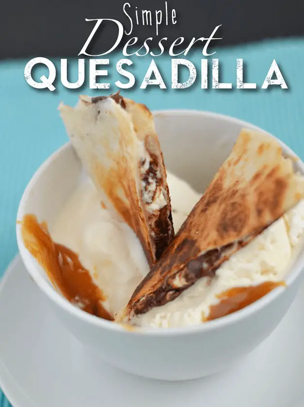 Dessert Quesadilla