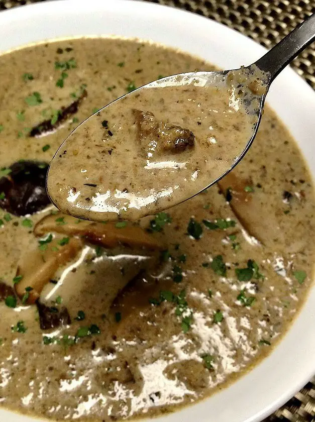 Keto Cream of Wild Mushroom Soup