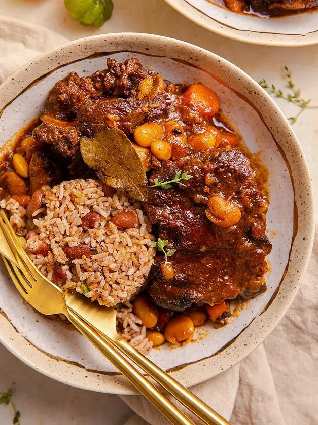 Authentic Jamaican Oxtail Stew