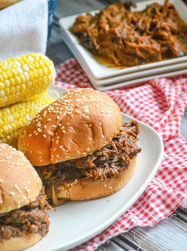 Slow Cooker Texas Style Barbecue Brisket Sandwiches