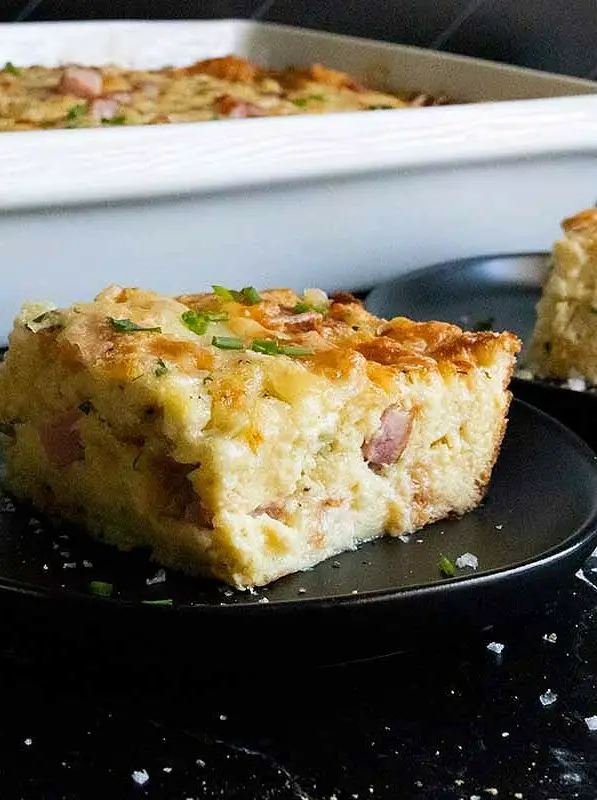 Ham and Cheese Strata