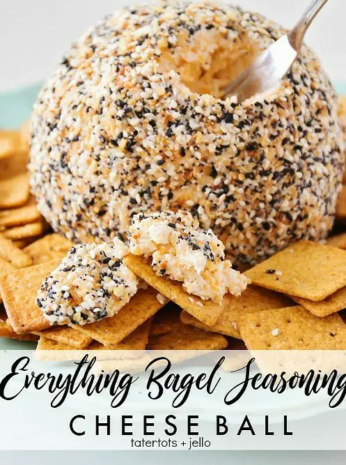 Everything Bagel Seasoning Cheese Ball