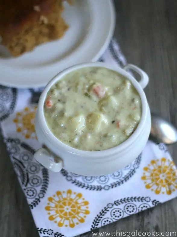 Lightened Up Clam Chowder