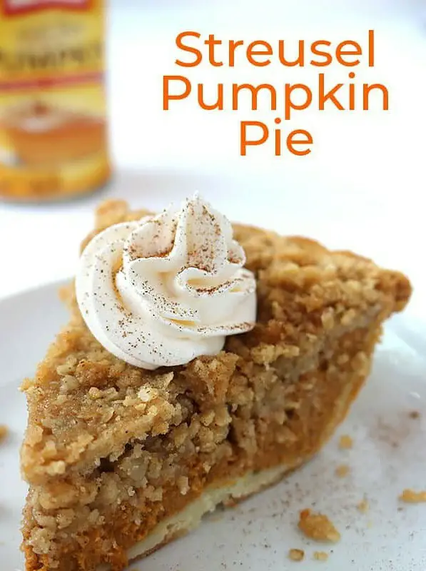 Streusel Pumpkin Pie