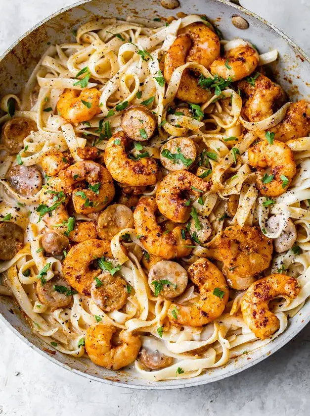 Cajun Shrimp Alfredo