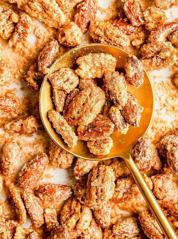 Maple Cinnamon Spiced Nuts