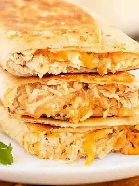 Salsa Chicken Ranch Wraps