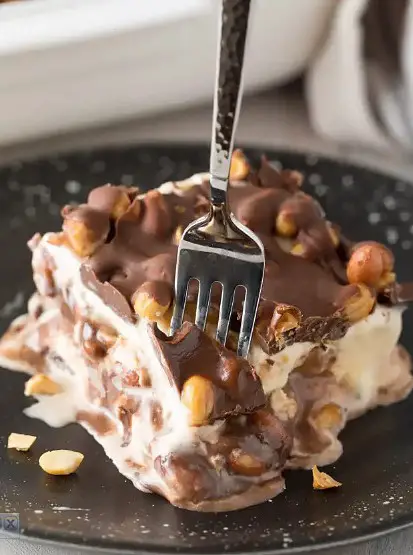 Buster Bar Ice Cream Cake