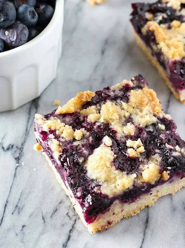 Blueberry Crumble Bars