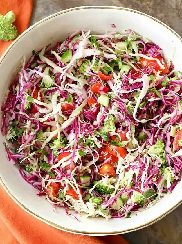 Broccoli Cabbage Salad