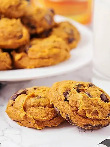 Cake Mix Pumpkin Chocolate Chip Cookies