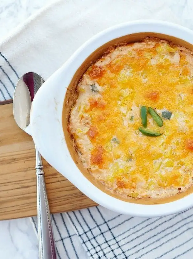 Jalapeno Cheddar Corn Casserole