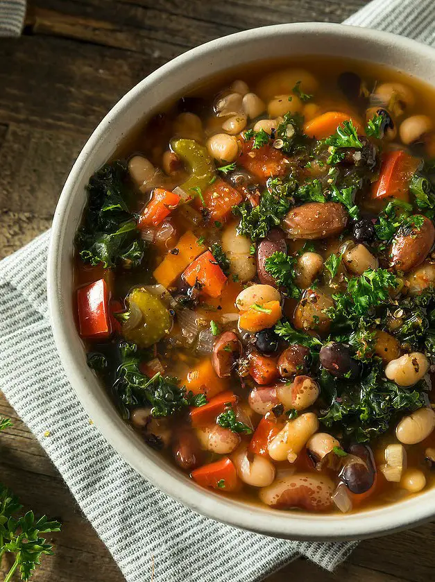 Hearty Mixed Bean Soup