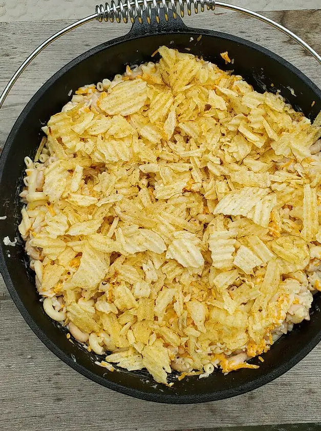 Dutch Oven Mac and Cheese