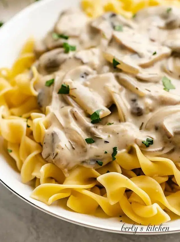 Mushroom Stroganoff