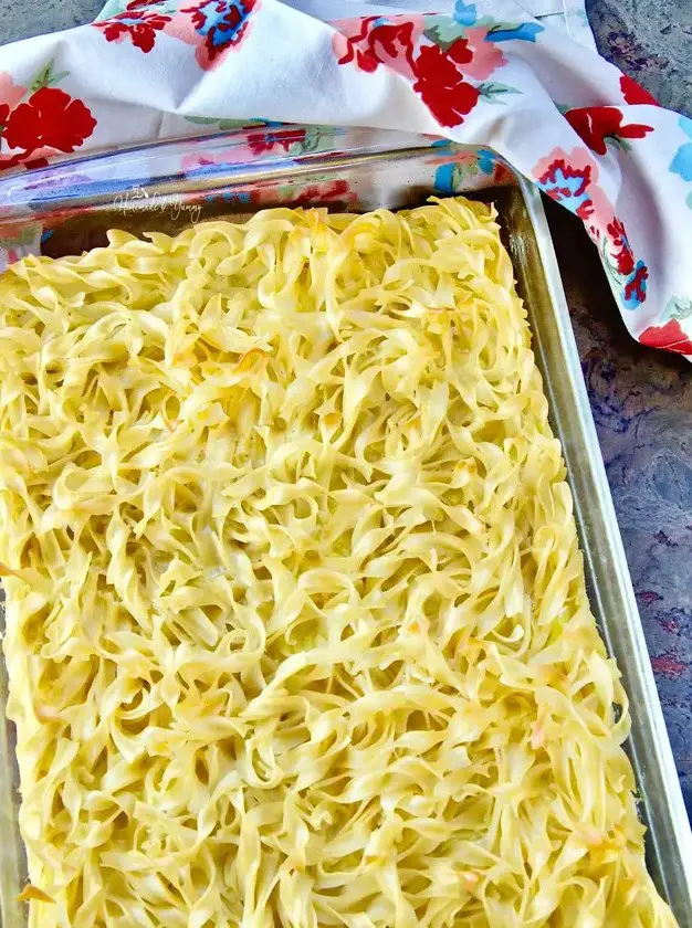 Ukrainian Baked Egg Noodle Casserole