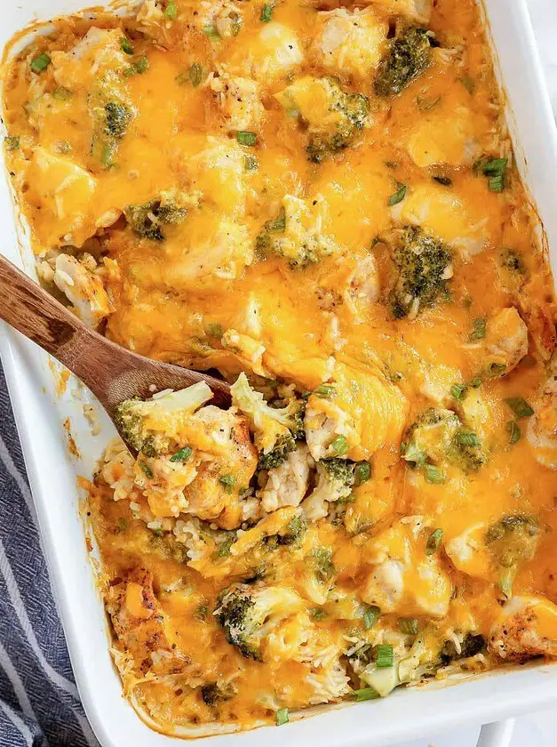 Chicken Broccoli Rice Bake