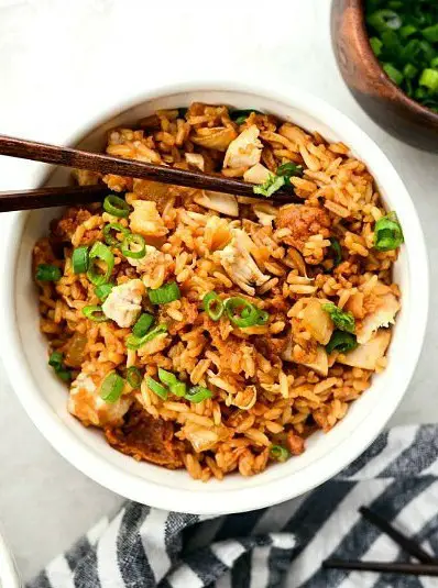 Crispy Fried Chicken Fried Rice